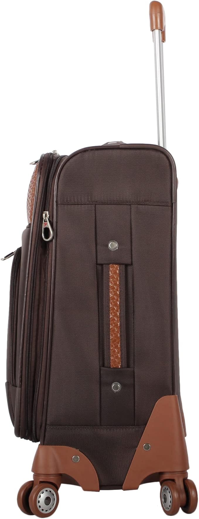 Pathfinder Carry-On Luggage with Spinner Wheels Softside Expandable 20-In Suitcase