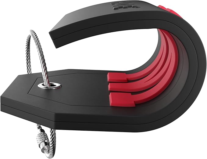 Shacke Initial Luggage Tag with Full Privacy Cover and Stainless Steel Loop - Black (Letter W)