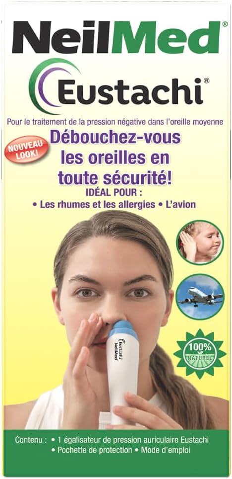 NeilMed Eustachi-Eustachian Tube Exercise-Pop Blocked Ears Safely. Helps Relieve Ear Pressure