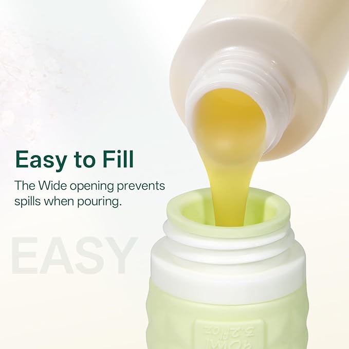 Travel Bottles for Toiletries, TSA Approved Travel Size Containers, Leak Proof Silicone Shampoo Bottles, Small Toiletry Containers with Clear Bag for Shampoo Conditioner Lotion