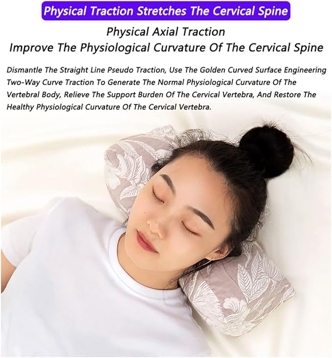 Neck & Cervical Pillows, Buckwheat Pillow Cervical Neck Roll Pillow Buckwheat Hulls Filling Cooling Round Pillows Lunch Break Buckwheat Pillow Office Waist Support Organic Buckwheat Pillow ( Color : A