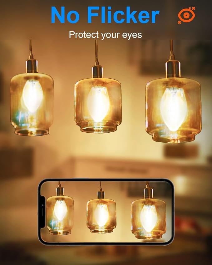 Salt Lamp Bulbs - 15 Watt Light Bulbs for Scentsy Wax Warmer - C7 Replacement Bulbs for Plug in Wax Diffuser- Warmwhite - Dimmable,15 Packs