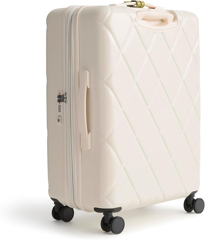 Hardside 3 Piece Luggage Set, Cottage Cream, One Size