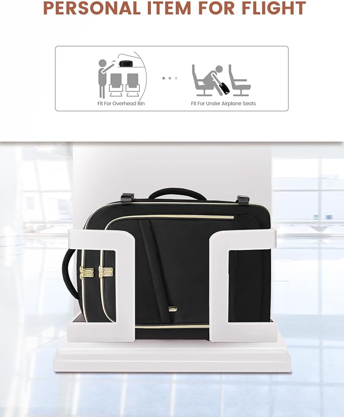 LOVEVOOK Travel Backpack for Women, 40L Carry On Backpack for Airplanes, Personal Item Bag for Airlines Fits 17 inch Laptop,TSA Approved Luggage with 3 Packing Cubes,Waterproof Weekender Gym back pack