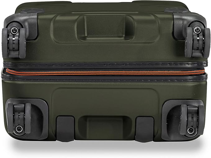 Briggs & Riley Domestic 22" Carry On Spinner - Luggage for Travel, Suitcases with Wheels, Hardside Rolling Bag for Men & Women, Self-Repairing Zipper - Torq Collection, Hunter Green