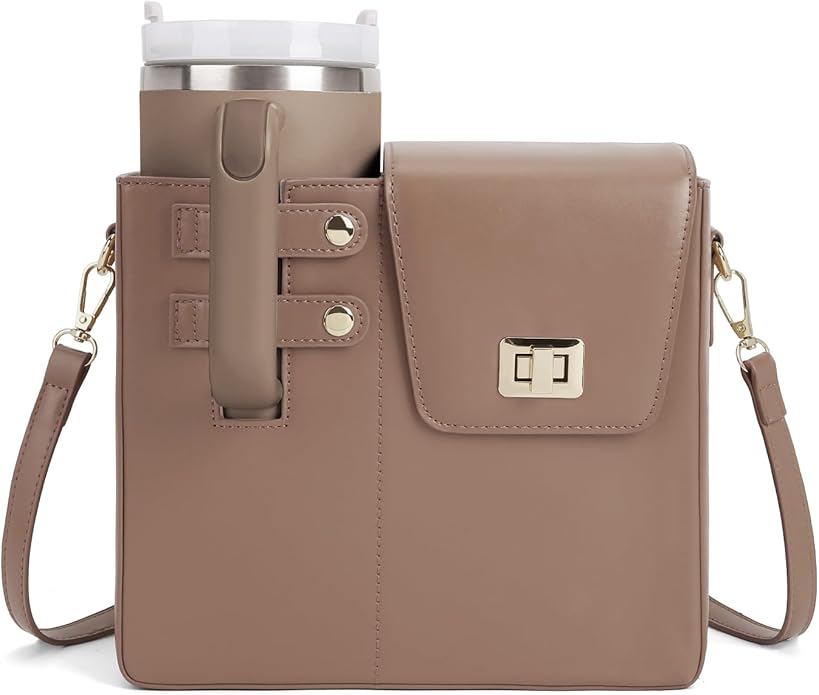 Stanley Purse Cup Holder Bag- Outdoor Portable Crossbody Bag for Stanley Cup Tumbler Purse