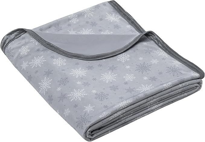 OIGAE Cooling Blanket for Hot Sleepers - Soft & Lightweight Summer Cold Blanket for Night Sweats | Perfect for Bed, Couch, Sofa (Light Grey, California King 96" x 102")