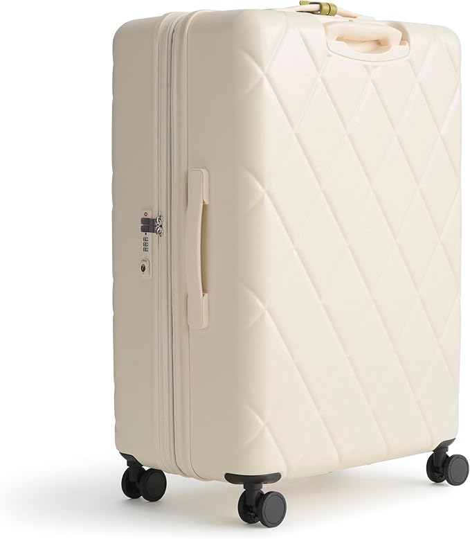 Hardside 3 Piece Luggage Set, Cottage Cream, One Size