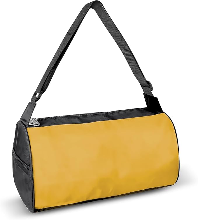 C&F BOGMOST Small Travel Duffel Bag Foldable Waterproof Gym Bag for Gym Beach Swim Bags Men Women Duffle Bag Lightweight Oxford Cloth Sports Bags -Yellow