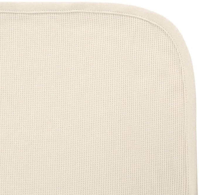 American Baby Company 100% Cotton Thermal Waffle Swaddle Blanket (30" x 40"), Soft, Breathable & Stretchy, Cream, 2 Pack, for Boys and Girls, Perfect for Swaddling, Gifting and Travel