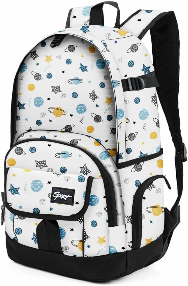 rickyh style School Backpack Travel Bag for Men & Women Lightweight College Back Pack with Laptop Compartmen