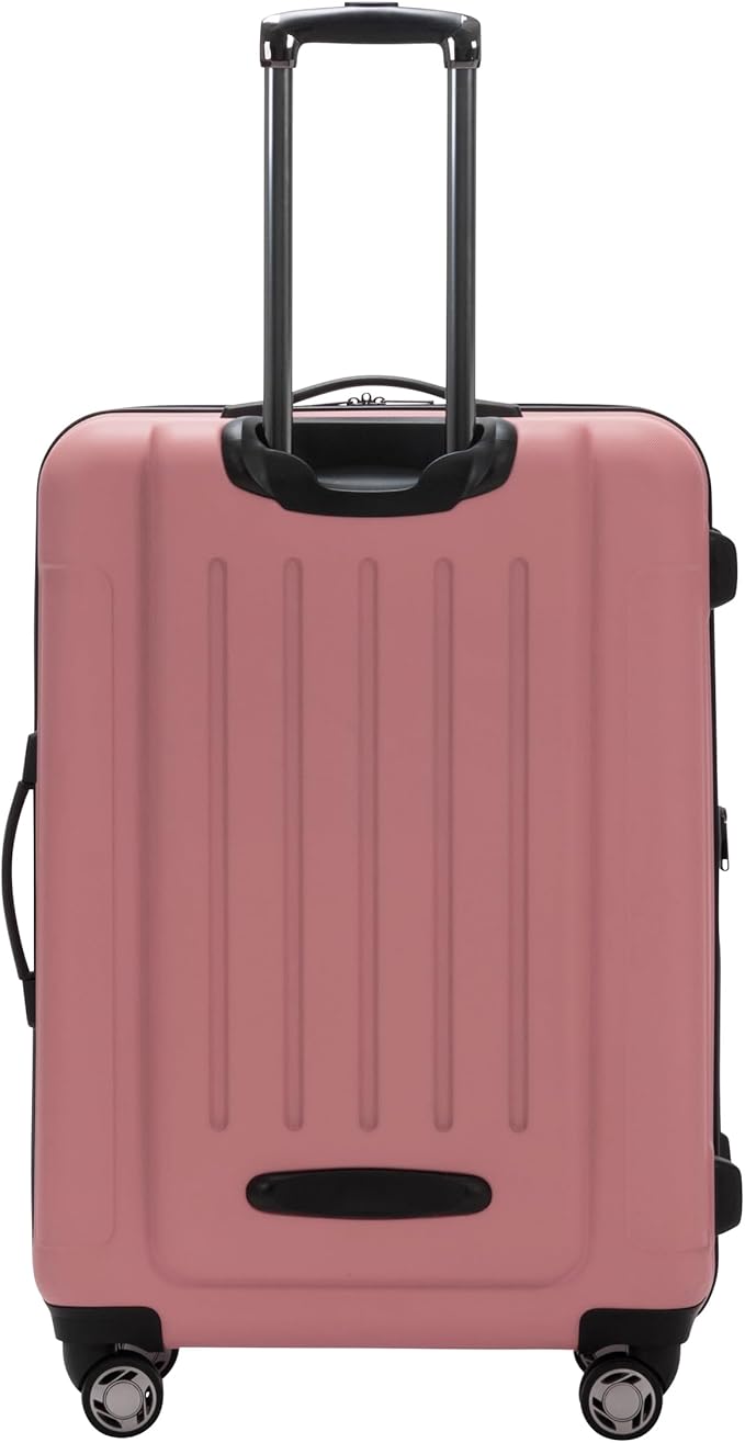 Kenneth Cole REACTION Renegade Luggage Expandable 8-Wheel Spinner Lightweight Hardside Suitcase, Peony, 3-Piece Set (20"/24"/28")
