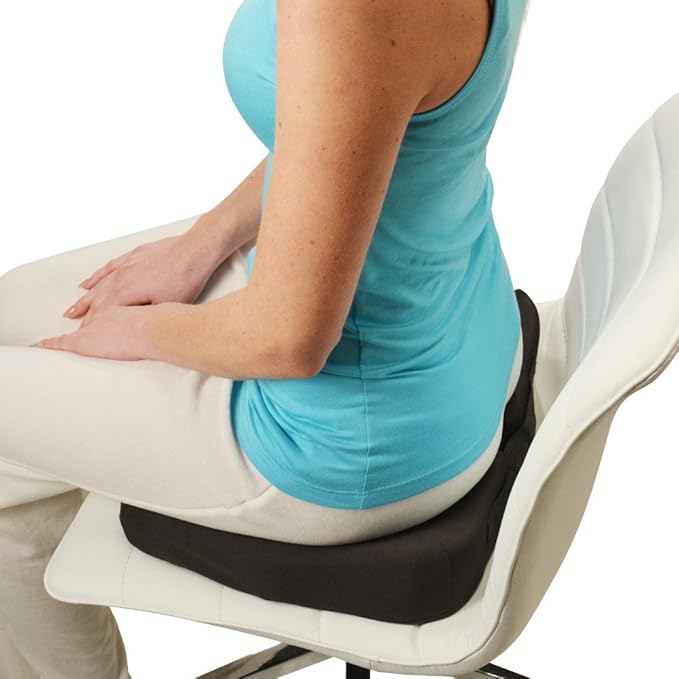 Contour Kabooti Donut Seat Cushion, 3-in-1 Design with Center Cutout for Tailbone Pain, Sciatica and Hemorrhoids (Pack of 2)