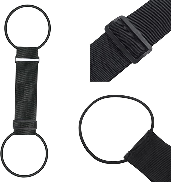 4 Pack Luggage Straps Suitcase Adjustable Elastic Belt for Attaching Extra Bags Purse to Suitcase Handle Lightweight and Durable Travel Bag Accessories