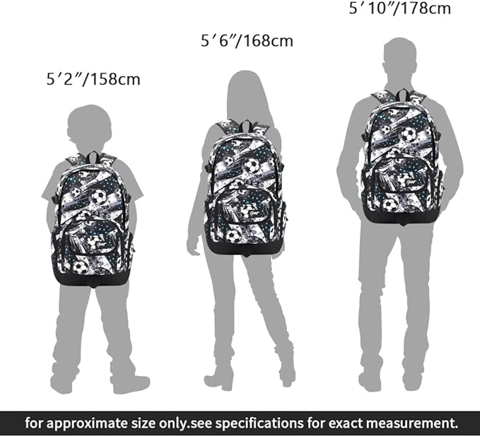 rickyh style School Backpack Travel Bag for Men & Women Lightweight College Back Pack with Laptop Compartmen