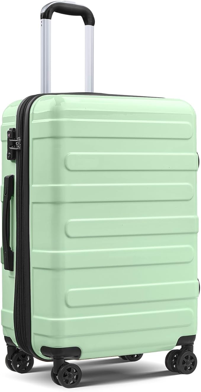 Carry on 20inch Luggage with Spinner Wheels, Lightweight PC+ABS Hard Shell Suitcases, Expandbale Storage & TSA Aprovel Lock