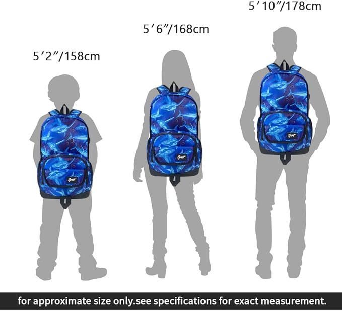 rickyh style School Backpack Travel Bag for Men & Women Lightweight College Back Pack with Laptop Compartmen