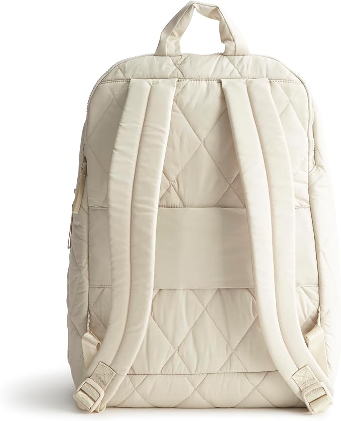 Vera Bradley Women's Featherweight Westover Hybrid Backpack, Pumice Stone, One Size