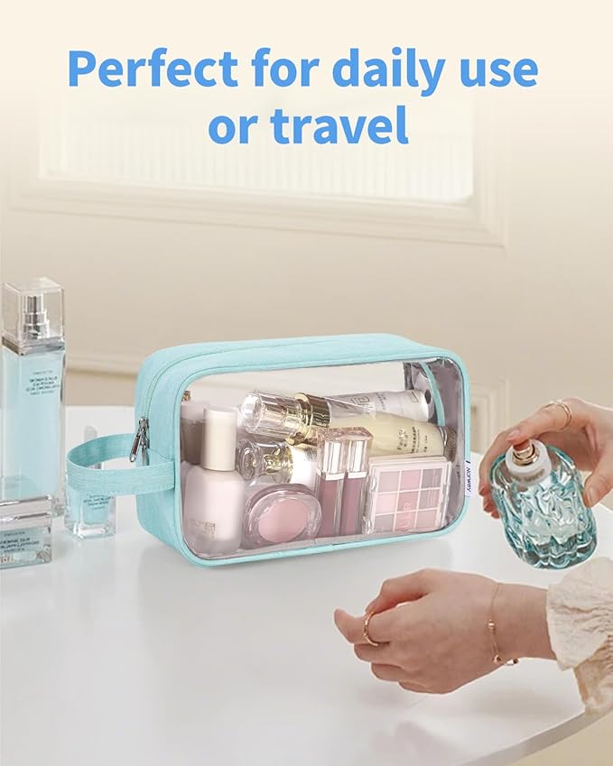 Narwey Travel Toiletry Bag for Women Traveling Dopp Kit Men Travel Bag for Toiletries Cosmetic Bag Makeup Bag Medicine Bag for Traveling