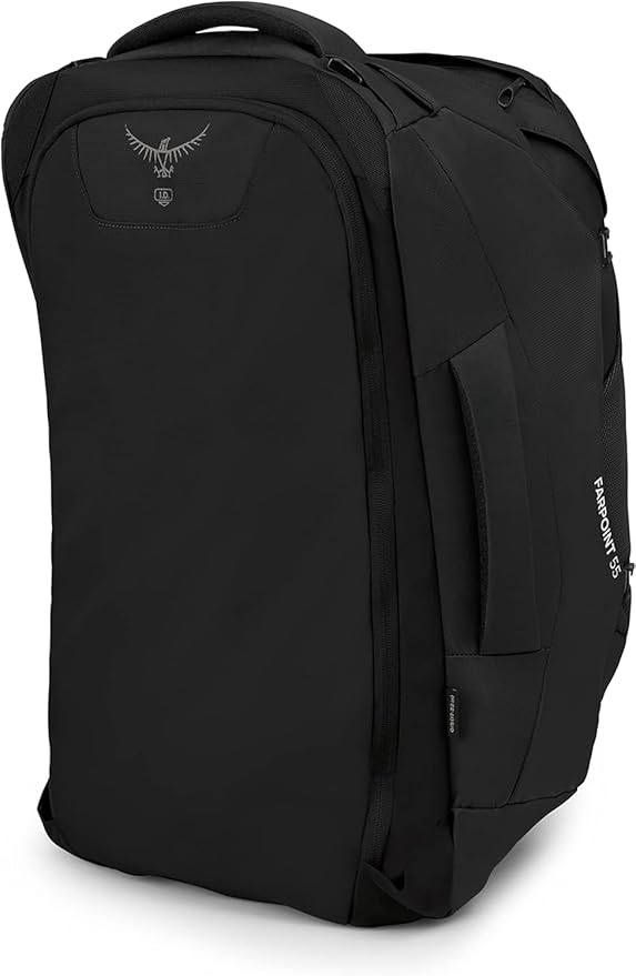 Osprey Farpoint 55L Men's Travel Backpack, Black