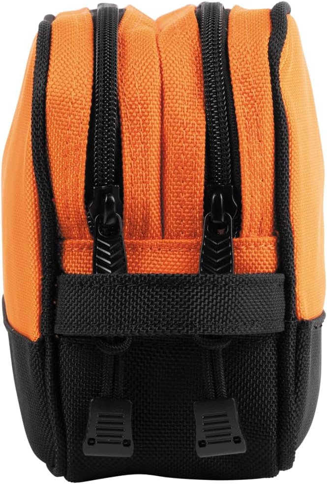 Klein Tools Tool Pouch, Dual Compartments, Heavy-Duty Tool Bag Organizer, Multipurpose Bag
