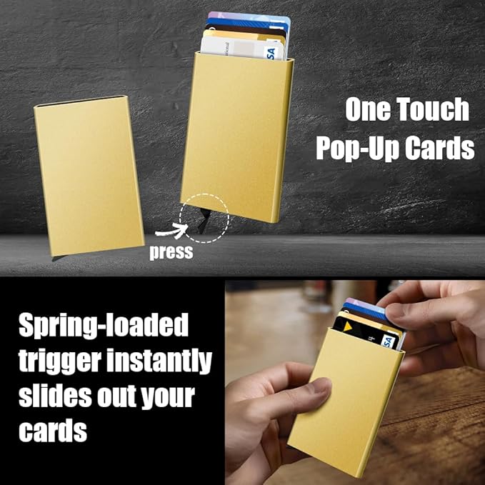 FurArt Slim Minimalist Wallet, Front Pocket Wallets, RFID Blocking, Credit Card Holder for Men