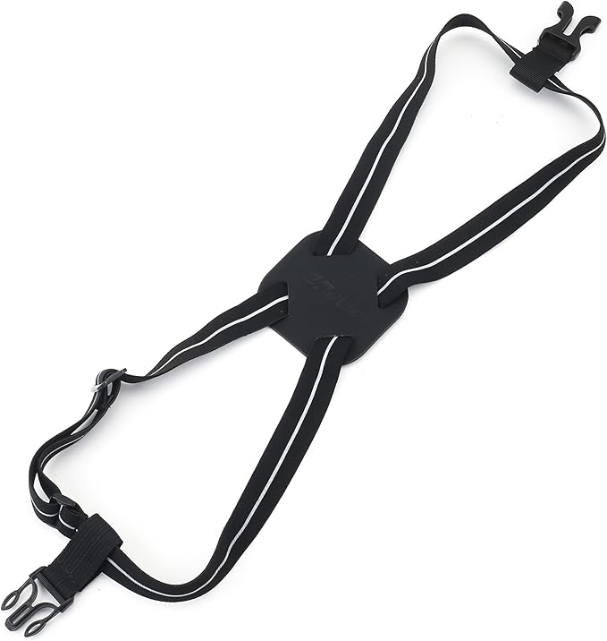 Luggage Straps Bag Bungee, Luggage Straps Suitcase Adjustable Belt, Add a Bag Easy to Travel Suitcase Elastic Strap Belt with Reflective Material (Black)