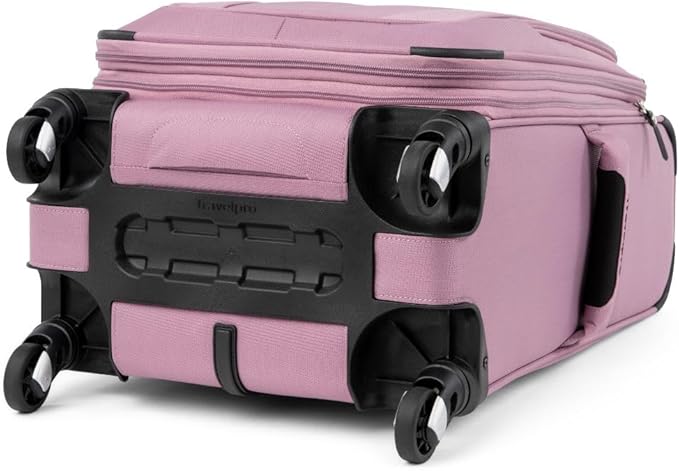 Travelpro Maxlite 5 Softside Expandable Luggage with 4 Spinner Wheels, Lightweight Suitcase, Men and Women, Orchid Pink Purple, Carry-on 21-Inch