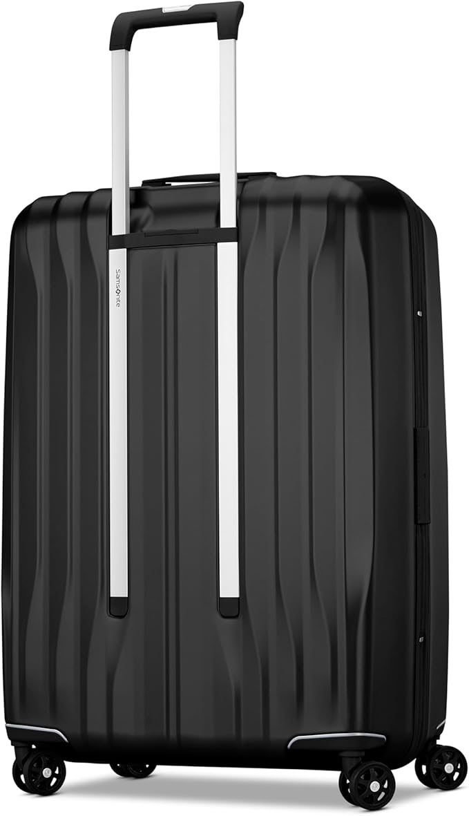 Samsonite UpLIFT Large Checked Hardside Luggage with Spinner Wheels - Airline-Approved, TSA Lock, Adjustable Handle System - Polycarbonate Hard Suitcase for Ultra Lightweight Travel - Phantom Black