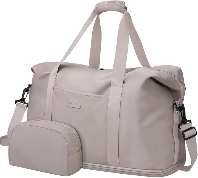 Expandable Travel Duffle Bags Weekender Overnight Bags for Women Men Hospital Bag for Women Labor Delivery with Toiletry Bag Waterproof