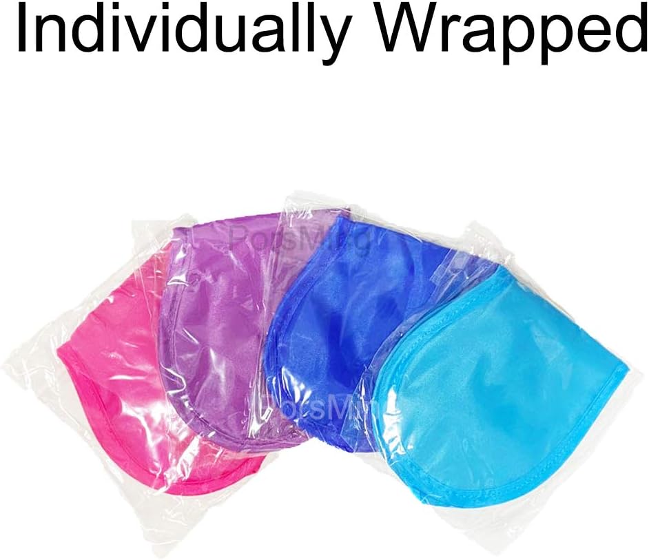 Eye Mask Sleep Masks Pack of 144 PorsMing Sleeping Mask Blindfold Eye Cover Team Building Games Party with Nose Pad and Adjustable Strap for Women Men Kids 4 Layers Colors (18 Color 144 Pieces)