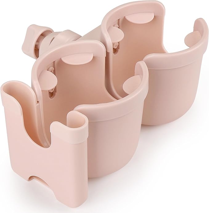 Accmor Stroller Cup Holder with Phone Holder, Bike Cup Holder, Universal Cup Holder for Uppababy Nuna Doona Strollers, 2-in-1 Cup Phone Holder for Stroller Bike Wheelchair Walker Accessory