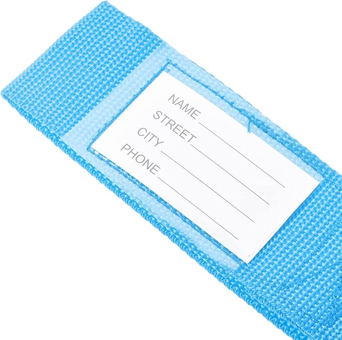 uxcell Luggage Straps Suitcase Belts with Buckle, Combination Lock, 2Mx5cm Adjustable PP Travel Bag Packing Accessories, Sky Blue 2Pcs