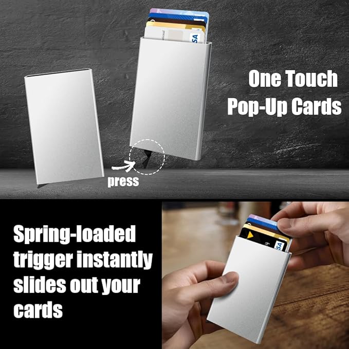 FurArt Slim Minimalist Wallet, Front Pocket Wallets, RFID Blocking, Credit Card Holder for Men