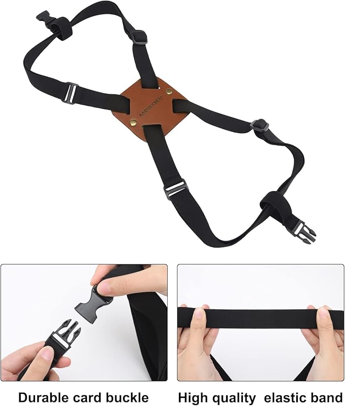 Luggage Straps, Lapinchen Bag Bungee, Luggage Bungee, Luggage Straps Suitcase Adjustable Belt, Adjustable and Portable Travel Suitcase Accessory (2Pack Brown)