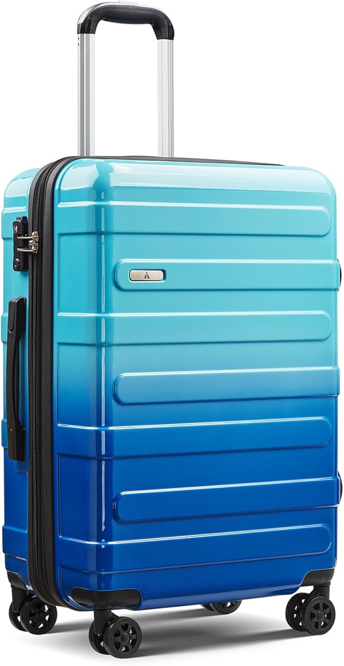 24inch Luggage with Spinner Wheels, Lightweight PC+ABS Hard Shell Suitcases, Expandbale Storage & TSA Aprovel Lock