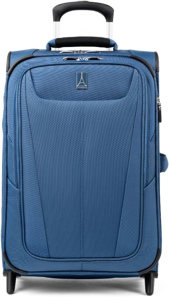 Travelpro Maxlite 5 Softside Expandable Upright 2 Wheel Carry-on Luggage, Lightweight, 21-Inch - Ensign Blue