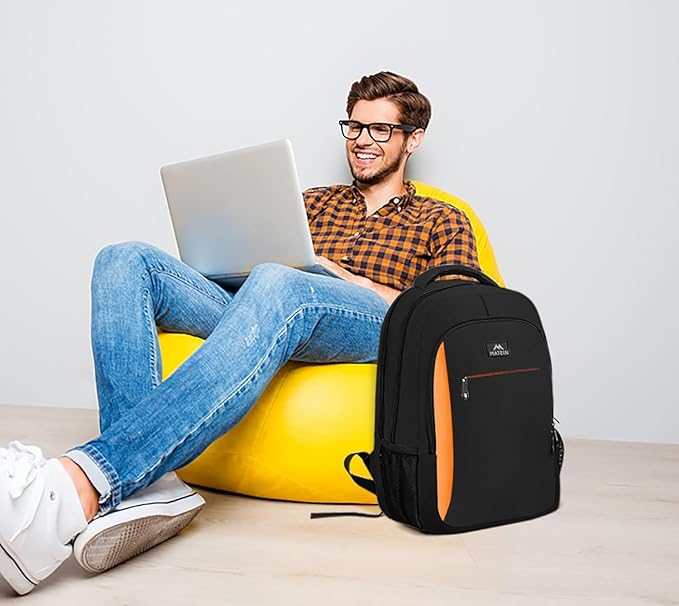 MATEIN Travel Laptop Backpack, Slim Sturdy College Laptops Backpack, Business Anti Theft Water Resistant Computer Bag Gift for Men & Women Fits 15.6 Inch Notebook