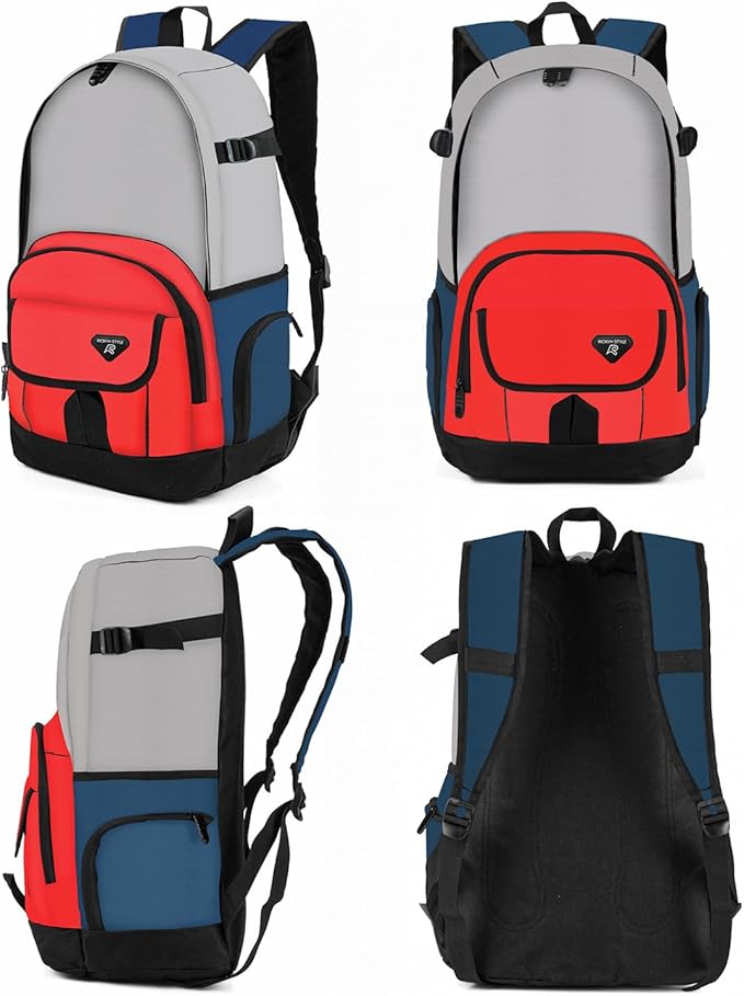 rickyh style School Backpack Travel Bag for Men & Women Lightweight College Back Pack with Laptop Compartmen