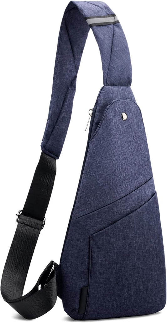Anti-Theft Sling Bag for Women and Men, Lightweight Crossbody Bag with Hidden Pocket for Travel Hiking Casual Daily