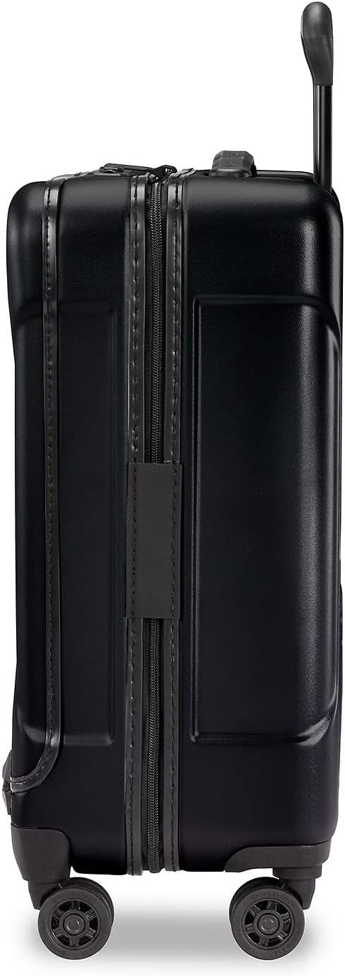 Briggs & Riley Domestic 22" Carry On Spinner - Luggage for Travel, Suitcases with Wheels, Hardside Rolling Bag for Men & Women, Self-Repairing Zipper - Torq Collection, Stealth Black