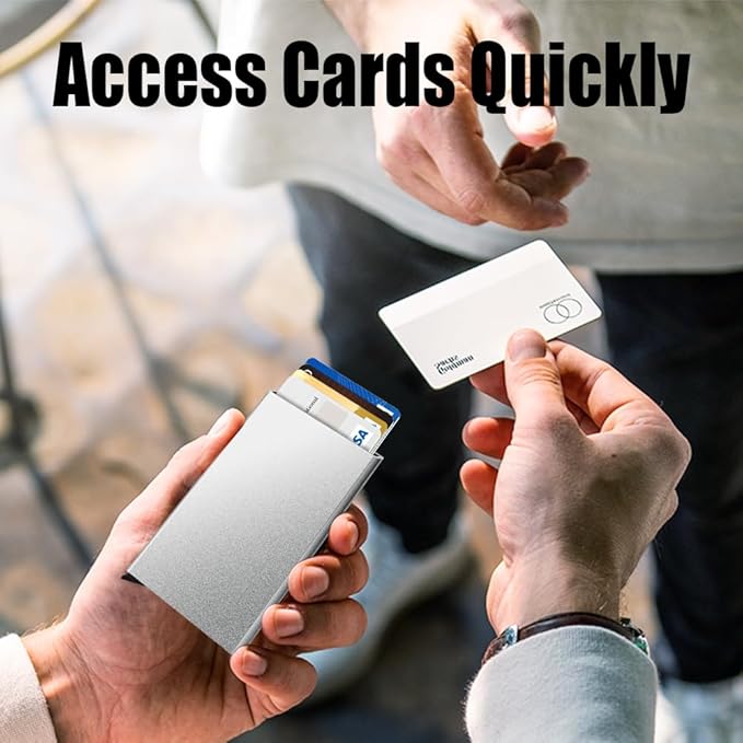 FurArt Slim Minimalist Wallet, Front Pocket Wallets, RFID Blocking, Credit Card Holder for Men