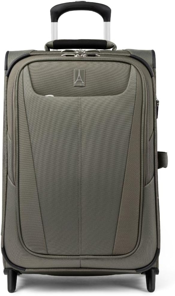 Travelpro Maxlite 5 Softside Expandable Upright 2 Wheel Carry-on Luggage, Lightweight, 21-Inch - Slate Green