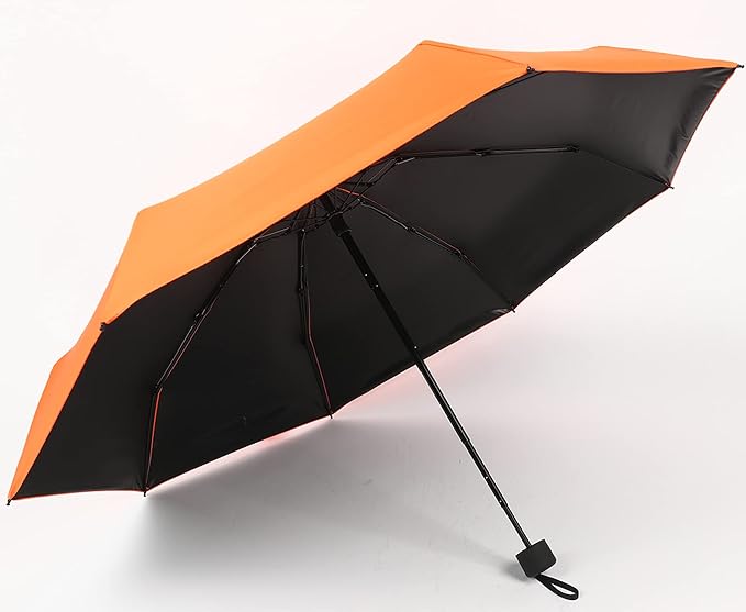 GAOYAING Compact Travel Umbrella with Case Sun&Rain Lightweight Small and Compact Suit for Pocket
