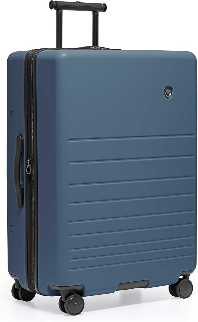 Traveler's Choice Markham Hardside Expandable Luggage with Hinomoto Spinner Wheels, 30-Inch Large, Navy
