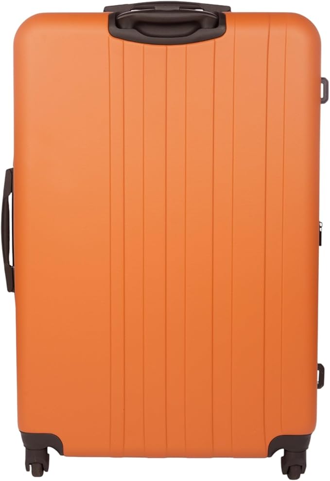 Eddie Bauer Flatiron Check-In 32" Luggage | Hardside | Spinner Wheels | Expandable | Lightweight | Travel Essentials - Paprika