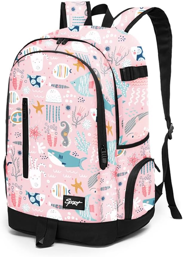 rickyh style School Backpack Travel Bag for Men & Women Lightweight College Back Pack with Laptop Compartmen