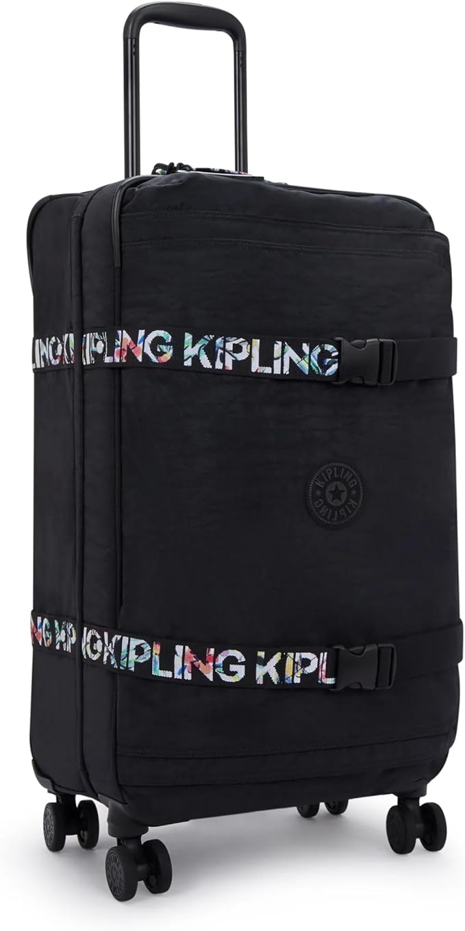 Kipling Women's Spontaneous Medium Softside Spinner Wheel Luggage, Integrated TSA Accepted Lock