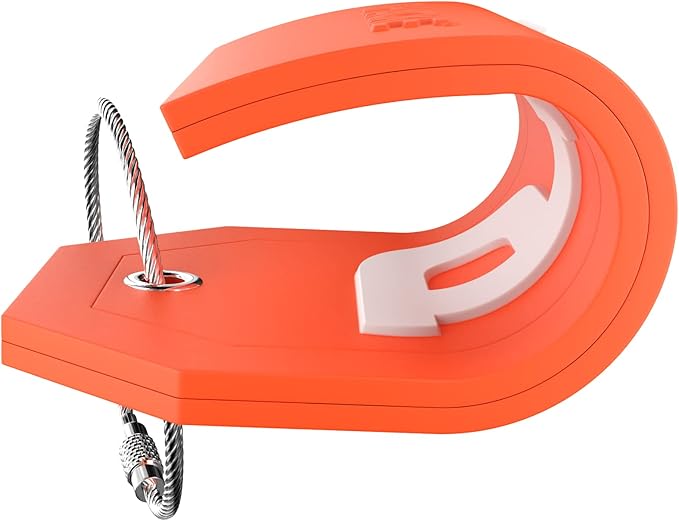 Shacke Initial Luggage Tag with Full Privacy Cover and Stainless Steel Loop – (Letter P)