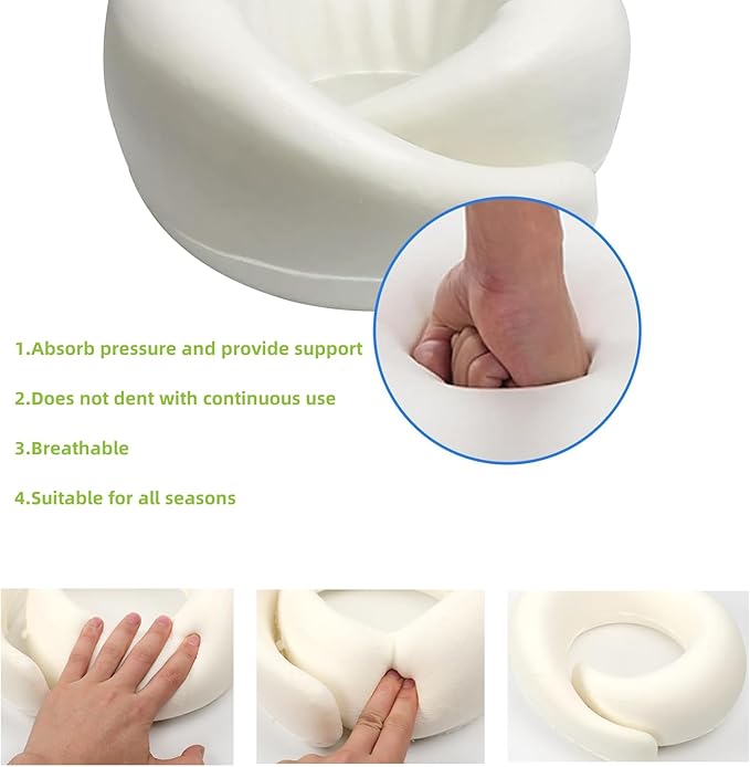 Neck Pillow for Traveling,Premium Memory Foam Travel Pillow, Removable Washable Neck Pillow Cover， Suitable for Airplanes,Offices and Cars